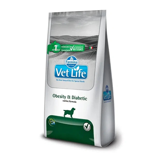 Alimento Vet Life  Canine Obesity & Diabetic2 kg