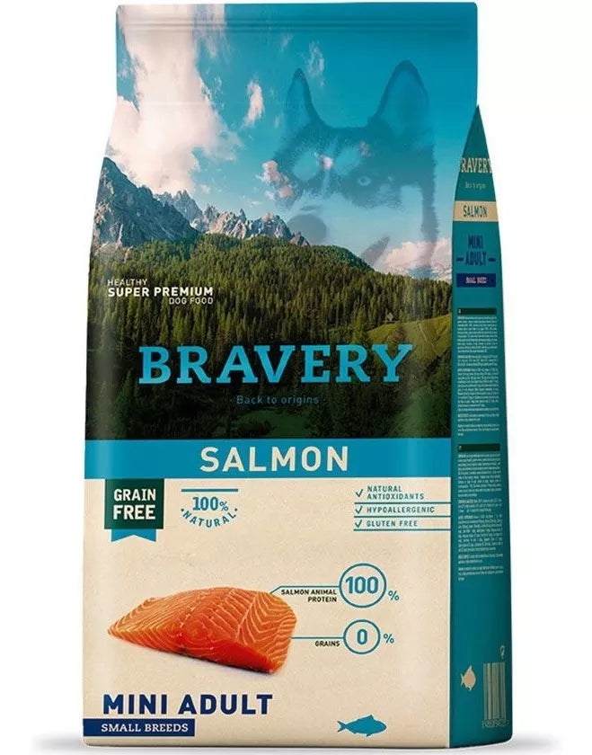 Alimento Perro Bravery Small Breeds Adulto Salmon 2 kg