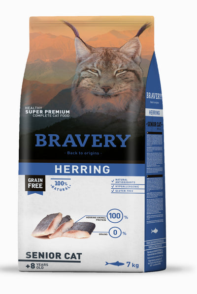 Bravery Herring Senior gato 7 kg