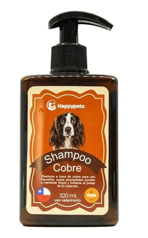 Happypets Shampoo de Cobre Hipoalergenico 320 ml