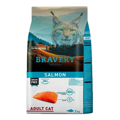 Alimento Bravery Gato  Salmon  2 kg