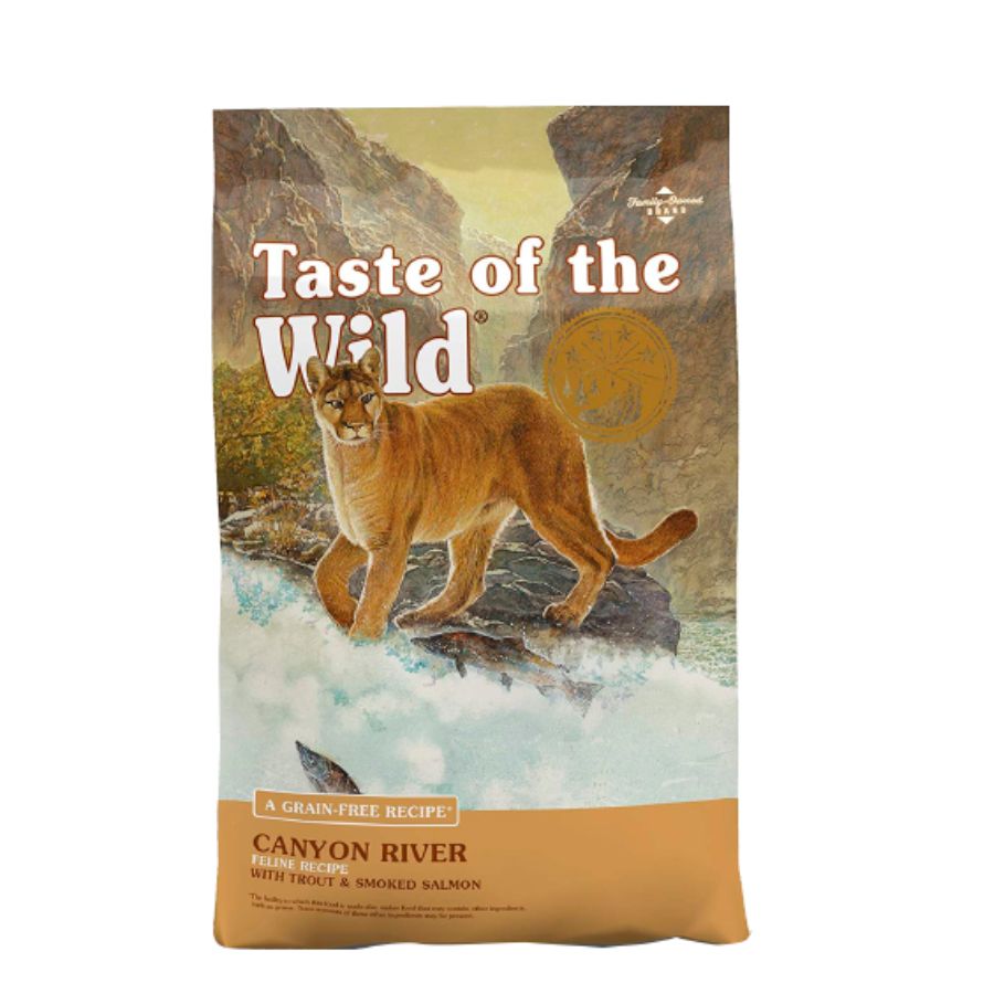 Alimento Taste Of The Wikd Gato Canyon River trucha 2 kg