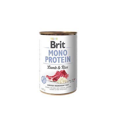 Alimeno Humedo Brit Care Mono Protein Lamb Rice 400 GR