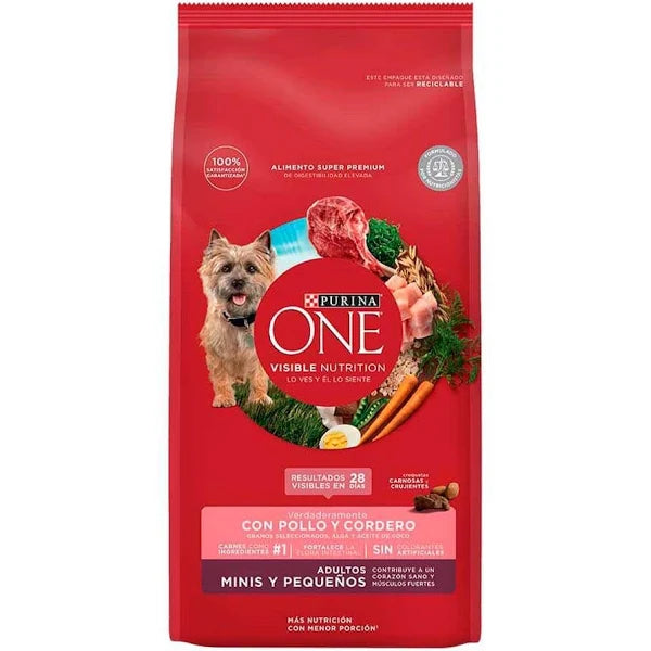 Alimento  Purina One Perro  Adulto Mini  Cordero 6 kg
