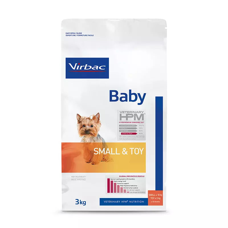 Alimento Virbac HPM Perro  Baby  Dog Small & Toy Breed 3 kg