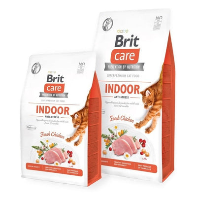 Alimento Brit Care gato  Indoor 7 kg Anti-stress